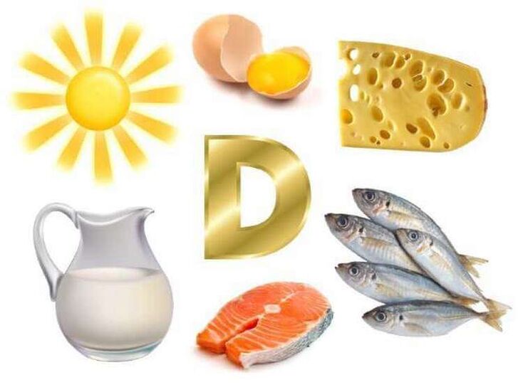 potentsial uchun mahsulotlarda D vitamini