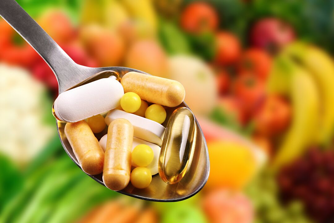 potentsial uchun vitaminlar tabletkalari